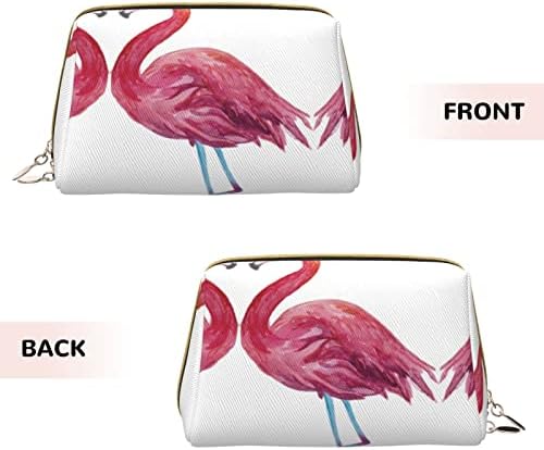 Flamingos Mala torba za šminku za šminku za torbicu, prijenosna toaletna vrećica za žene djevojke Dnevni organizator za pohranu