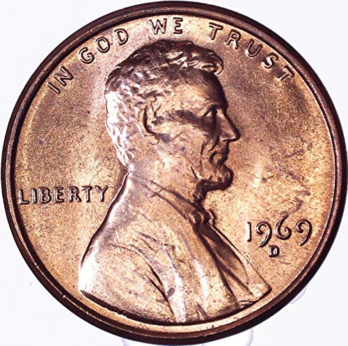 1969 D Lincoln Memorial Cent 1C o necrtenom
