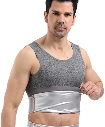 Muška Sauna Shirt Hot Sweat Waist Trainer Korzet Body Shaper Kompresijski Rezervoar Top Shapewear Odjeća Za Treniranje Prsluka Za