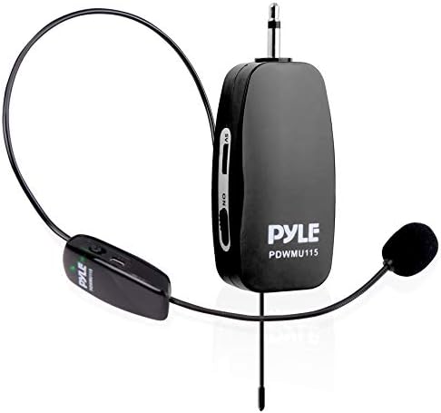 Pyle UHF All-Purpose Wireless mikrofon System & Pro uključuje 15ft XLR kabl za 1/4 Audio priključak, konektor, crn, 10.10 u. x 5.00