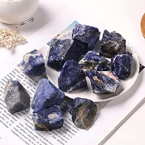 Acxico 200g sodalit Kristal-sodalit grubo kamenje -sodalit prirodni kristali ljekoviti dragi kamen