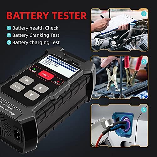 SLSFJLKJ Tester za bateriju automobila RD510 Tester za popravku punjača baterije Tester Craking Circuit Provjeri alat za popravak