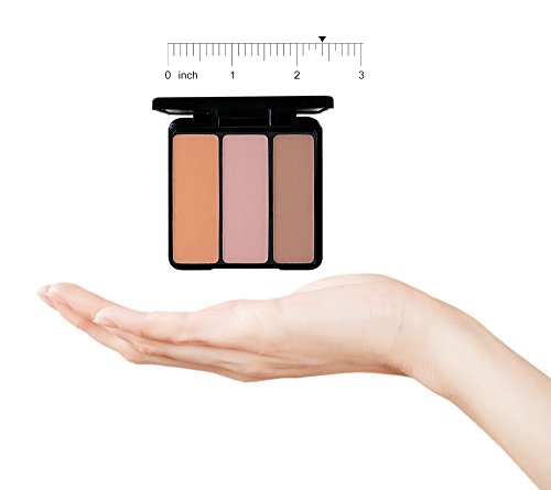 EVE PEARL Blush Trio Blush Palette Everyday prirodni izgled dugotrajne šminke Vitamin E za njegu kože-sin-Amon obrazi