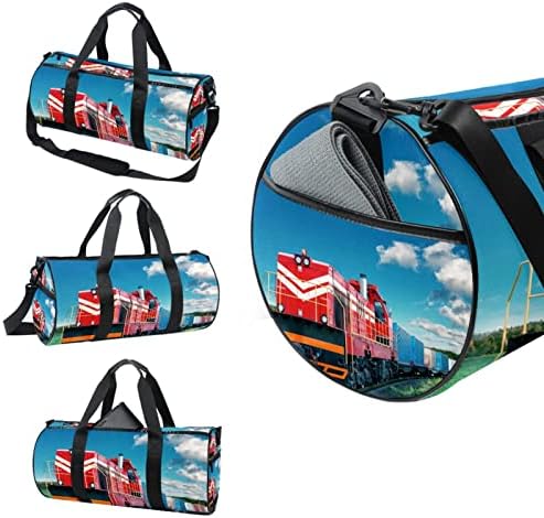 MaMacool Train scenography Pathway torba za nošenje preko ramena platnena putna torba za teretanu Sport Dance Travel Weekender