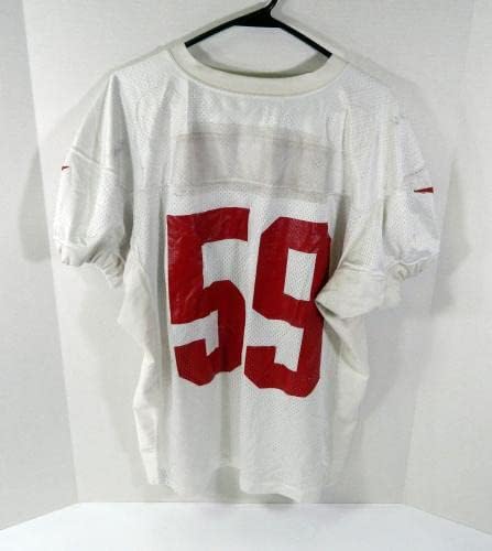 2017 San Francisco 49ers Aaron Lynch 59 Igra Polovni dres bijelog prakse XL 66 - Neincign NFL igra rabljeni dresovi