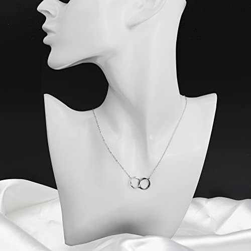 Sereney 925 Sterling Silver majka kćer ogrlica kao mama majke dan pokloni od kćeri, mama ogrlica kao rođendanski pokloni od sina,