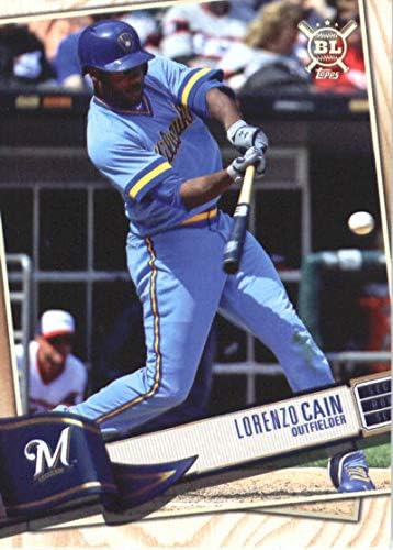 2019 Topps Big League 244 Lorenzo Cain Milwaukee Brewers MLB bejzbol trgovačka kartica
