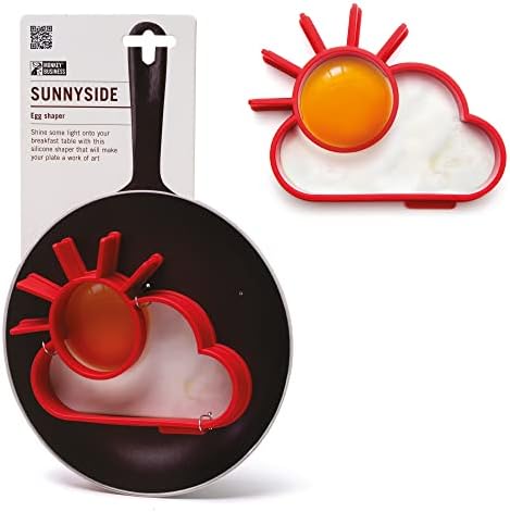 Sunnyside: zabavni prsten za jaja | kalup za jaja u obliku sunca i oblaka / slatki kuhinjski pribor | Kolutići za jaja za prženje