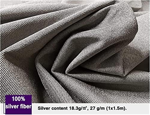 Amnool EMF zaštita tkanina od čistog srebrnog vlakna Arts Crafts šivenje tkanina za zaštitu od srebrnog zračenja za posteljinu posteljina
