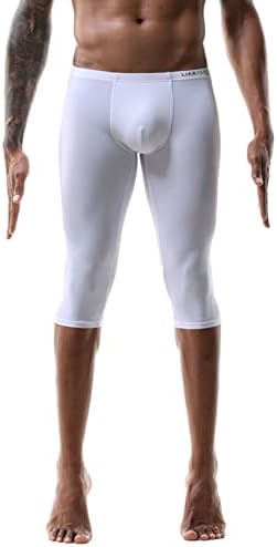Vastwit muške 3/4 kompresijske hlače yoga teretana osnovni sloj koji radi vježbanje hlače hladne suhe gamaše kratke hlače
