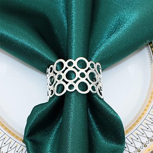 Zhyh prstenovi okrugli držač serviette za božićno vjenčanje za odmor porodični okupljajući dekor stola