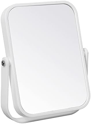 Stolno ogledalo za šminkanje, 7 inča 2x uvećanje prenosivo preklopno ogledalo sa metalnim postoljem 90°podesivo rotacija Tavel ogledalo