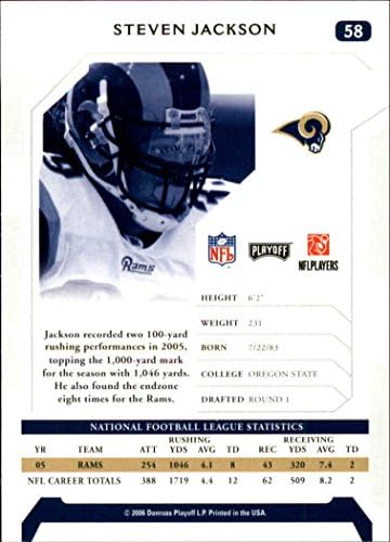 2006 doigravanje NFL doigravanja 58 Steven Jackson - St. Louis Rams