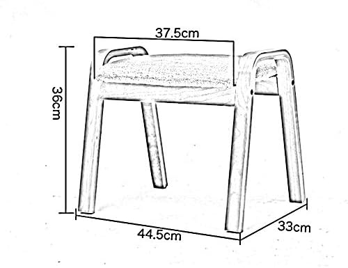 GYH visoke stolice LJHA ertongcanyi stolica, kvadratna Sofa od punog drveta dnevna soba jednostavna stolica za noge za odrasle