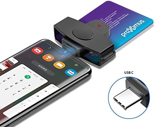 Snažna sigurnost USB C čitač pametnih kartica SIM Cloner Tip C Adapter za Dine dni Citizen ID banke EMV SD kartica vanjski dodatak