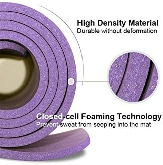 un10mm debljine Neklizajući jastučić za prostirku za jogu vježba za fitnes lagana težina 72 x24 Vježba