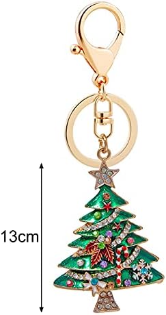 Prekrasan oblik božićnog stabla viseći dekor prekrasan stilski metalni ručni prsten za viseći za dom