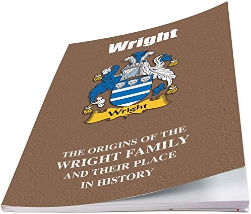 I Luv Ltd Wright English Family Povijest Prezimena Brošura sa kratkim povijesnim činjenicama