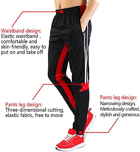 Shinestone sportske pantalone, muške sportske trkače za treniranje Fitness Casual pantalone pantalone sa džepovima sa patentnim zatvaračem