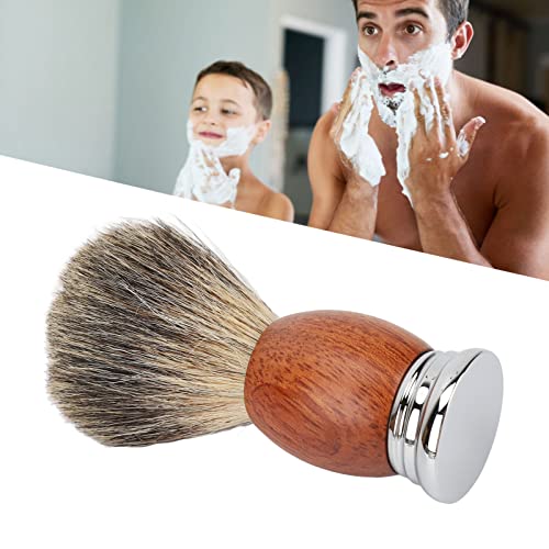 Četka za brijanje, četka za brijanje, profesionalna, prenosiva, ergonomska, elegantna, meka kosa Muška četka za brijanje sa drvenom