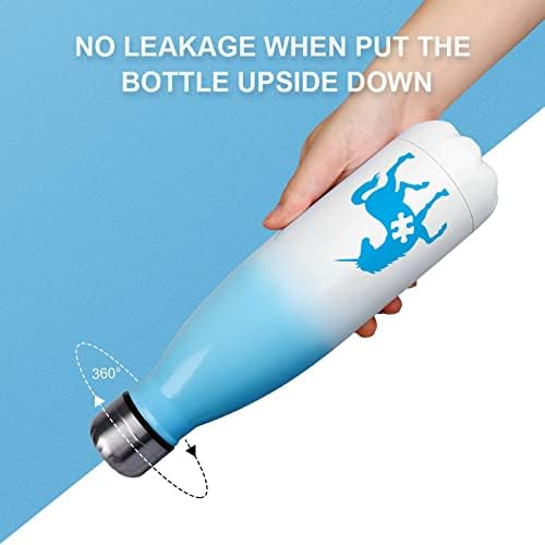 Ovjesnost autizma Jednorog izolirana boca za vodu od nehrđajućeg čelika koka za piće sa propusnim poklopcem za vrući i hladan putnički