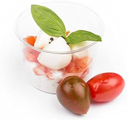 Hemoton kontejner jogurt 2pcs12pcs za porciju za praćenje s poklopcem puding čaše za jednokratnu upotrebu umak od jedro jogurta jogurt