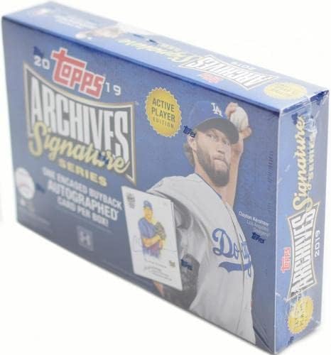 2019 TOPPS Arhiva Signature serije BASEBALL HOBBY BOX - BASEBALL VOW PAKETI