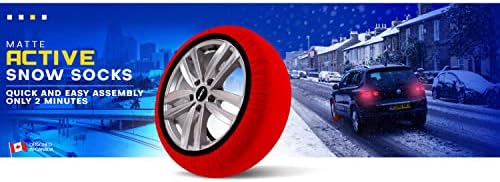 PREMIUM Car Tire Snežne čarape za zimsku ekstrapronu seriju Tekstilni lanac za snijeg za GMC Canyon