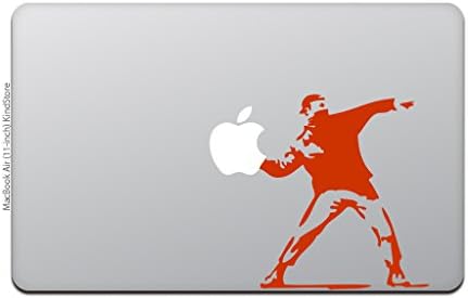 Ljubazni trgovina MacBook Air / Pro 11/13 inčni MacBook naljepnica Banksy Molotov Momak Banksy Molotov Guy 11 Black M424-11-b