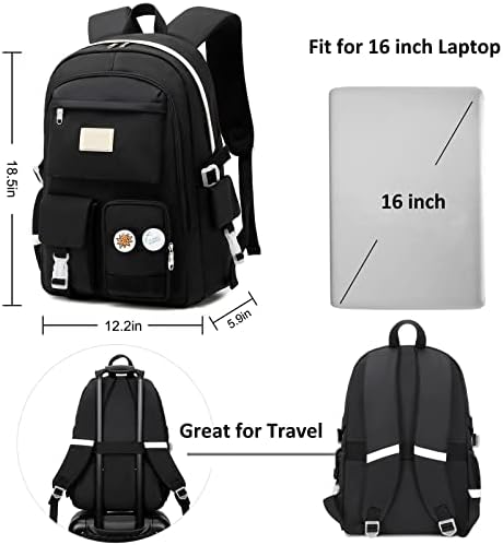 MQUN laptop ruksak 15,6 inčni školski bag univerzitetski ruksak protiv krađe putni ruksak velika školska torba
