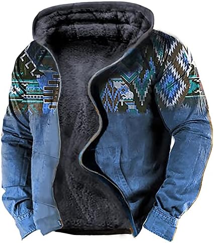 ADSSDQ muška jakna, slatki pulover muškarci s dugim rukavima na ogromnoj kašičici, čvrsta jakna s kapuljačom, debela udobnost ZIP8