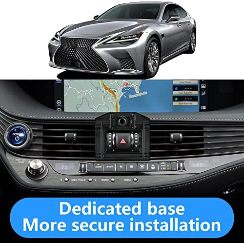 Lunqin nosač automobila za automobile za Lexus LS 500h 500 2018-2023 Veliki telefoni sa kućicom automatskog dodataka Navigacijski