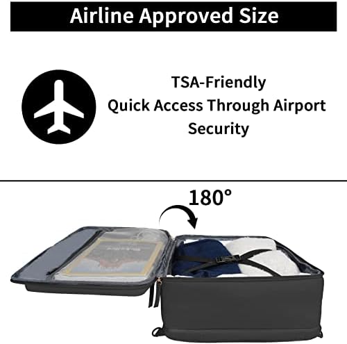 Putni ruksak za žene, avio-odobreni ruksak za nošenje prtljaga sa toaletnom torbom, putne potrepštine, koledž ruksak za laptop od