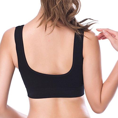 NEARTIME Compression Wirefree grudnjak visoke podrške za žene Push Up Plus Size svakodnevna odjeća 2-Pack