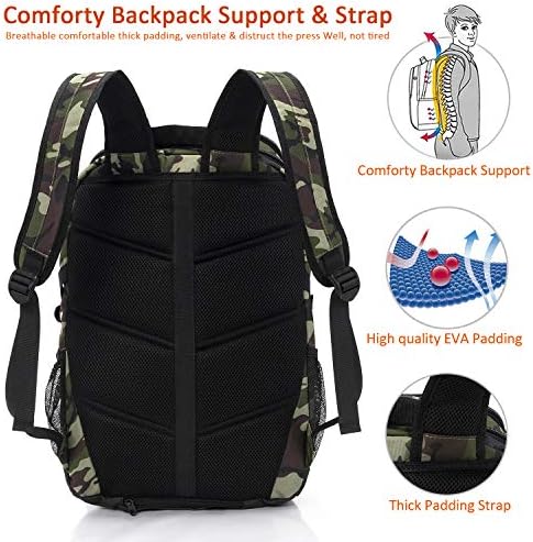Kingslong Hard Shell 17 inčni backpack laptop za muškarce sa USB priključkom za motorni motorni motorni vodootporni ruksaci zeleni
