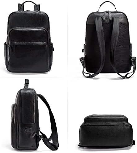 Laorentou ruksaci od prave kože College 15 putni ruksak za laptop računar za muškarce školski ruksaci