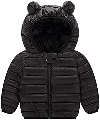 Djeca Topli dječaci Grils Grils Debeli jakni Kaput na otvorenom s kapuljačom TODDLER Vjetrootporni dječaci kaput i jaknu lisnato jakna
