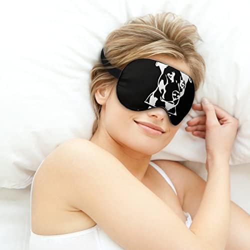 Volim moju masku za spavanje pitbull lagana zasljepljujucu maskirajte poklopac maske za oči s podesivim kaišem za muškarce žene