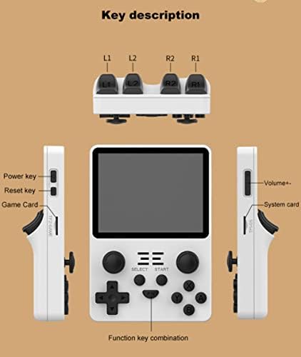 Powkiddy RGB20S ručna konzola za igru, 3.5 inčni IPS ekran, ugrađena 10000 igara, 2.4 G 5G WiFi, PS1 / PSP/GBA/gbc / BIN / FC / MD,