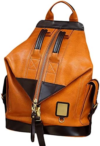 Jynqr originalni kožni ruksak za muškarce vintage laptop torba dvostruka ručka putovanja planinarenje kampiranjem ruksack