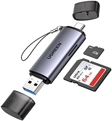 UGREEN Micro SD čitač kartica USB C USB 3.0 Adapter za čitač memorijskih kartica za vanjsku kameru Photo SD SDHC SDXC MicroSD UHS-I