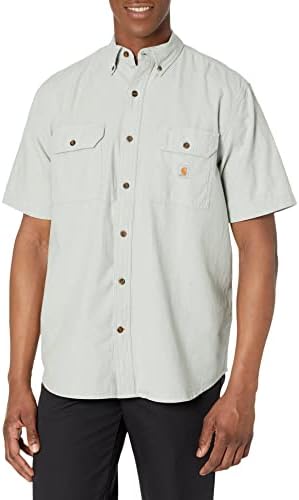 Carhartt Muška labava košulja sa kratkim rukavima srednje kategorije Chambray