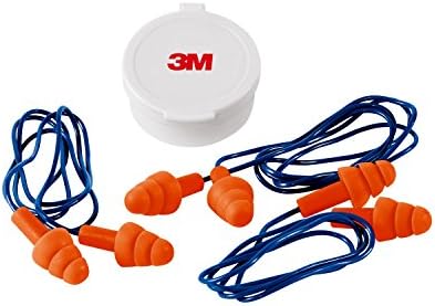 3M Corded Reusable Earlugs, 3-par sa kućištem i 10080529400014 E-A-R 340-4002 ultra fit za višestruki uši za višekratnu upotrebu,