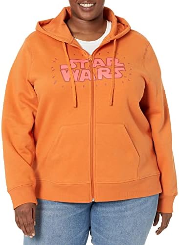 Essentials Disney | Marvel | Star Wars ženska fleva puna zip hoodie dukseri