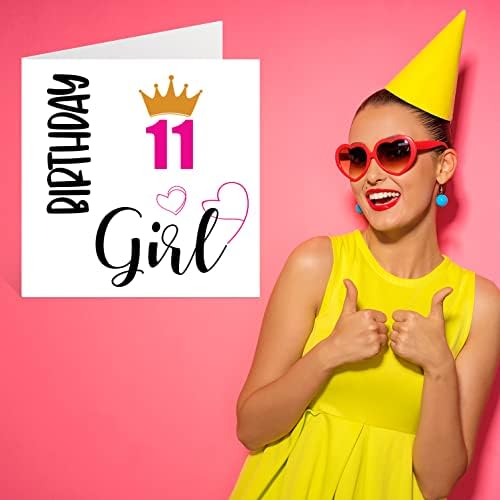 11. rođendanska čestitka za djevojčice-rođendanska djevojka - čestitke za rođendan za 11-godišnju djevojčicu kćer sestru unuku rođaku