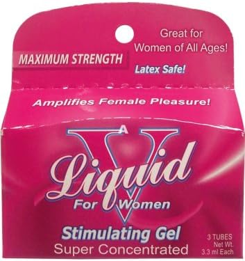 Tečnost za tekućinu tekućinu V za žene stimulativni proizvod, 3 pakovanje, 3,3 ml, cijevi