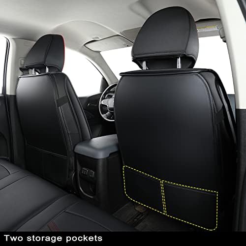 Luckyman Club K9 Colorado Custom Full Set Car Pickup Seat Covers sjedala, 2017 2018 2019 2020 2021 2022 Chevy Colorado Z71