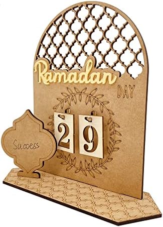 Ramadan Advent Calendar drveni odbrojavanje kalendari dekoracije za dom, 30 dana Til Eid, Ramadan poklon za djecu, Ramadan I Eid Decor