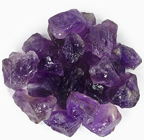 Hipnotic Gems Materijali: 1 lb Amethyst Stones AAA razred Veliki komad iz Brazila - sirovi prirodni grubi kristali za kabiranje, prevrtanje,