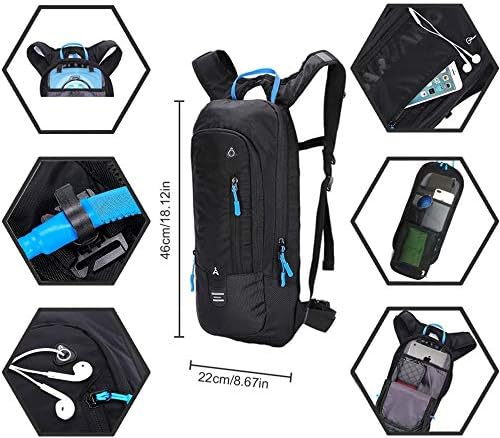 Arvano hidratantni ruksak sa vodenom bešikom bez 2l TPU BPA, malim vodenim ruksakom za brdske bicikle lagani dnevni ruksak za bicikle,